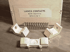 1625564-LANCO: WESTINGHOUSE, CONTACT KIT, 3 POLE CONTACTS AND SPRINGS, SIZE 4, DIRECT REPLACEMENT MANUFACTURED BY LANCO, MADE IN U.S.A.