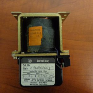 274A802G03; WESTINGHOUSE, CONTROL RELAY