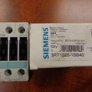 3RT1025-1BB40, SIEMENS, CONTACTOR