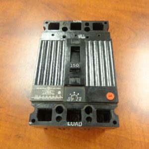 TEC36150: GENERAL ELECTRIC, MOLDED CASE CIRCUIT BREAKER, MAG-BREAK MOTOR CIRCUIT PROTECTOR 150 AMPS, 3 POLES, 600V AC.