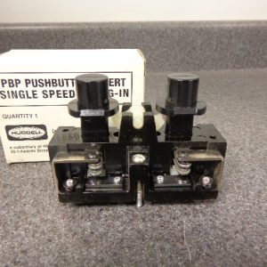 28318-002 HUBBELL PBP PUSHBUTTON INSERT SINGLE SPEED/PLUG-IN