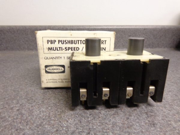 HC28316-000, HUBBELL, PBP PUSHBUTTON INSERT, MULTI-SPEED/PLUG-IN HC28316-000