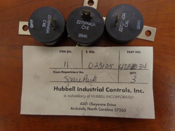 HUBBEL VARISTOR Z275PA40A