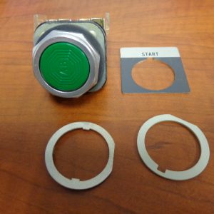 800T-A1A: ALLEN-BRADLEY MOMENTARY CONTACT PUSH BUTTON 30.5MM NEMA TYPE 4/13, GREEN, FLUSH HEAD