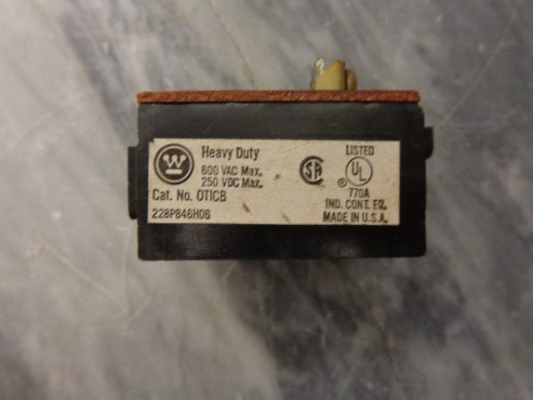 WESTINGHOUSE OTICB CONTACT BLOCK 228P846H06