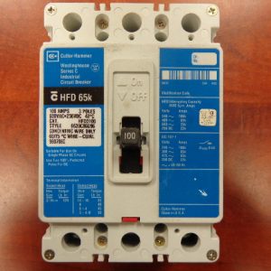 CUTLER HAMMER INDUSTRIAL CIRCUIT BREAKER HFD3100