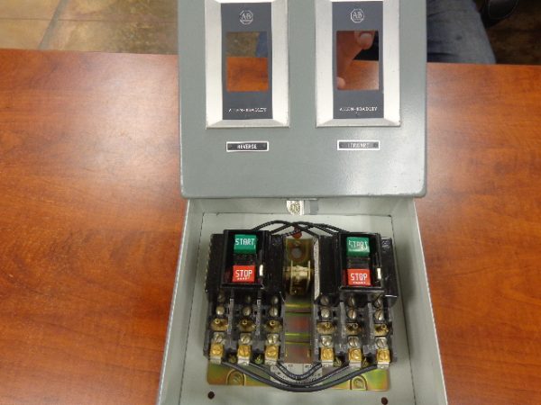 ALLEN BRADLEY BULLETIN SIZE 0, 3 PHASE AC MANUAL 2 SPEED STARTER 609AAW21