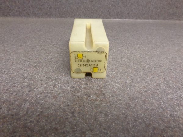 CR245A113A; GENERAL ELECTRIC, PLUG-IN RELAY