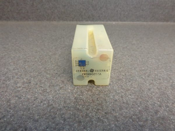CR245G214A; GENERAL ELECTRIC, PLUG-IN RELAY