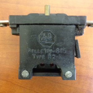 ALLEN BRADLEY BULLETIN 815, TYPE B2-L, OVERLOAD RELAY BULLETIN815-B2