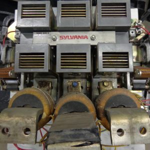 SYLVANIA CLARK BULLETIN 7707 TYPE TM, NEMA SIZE 6, QTY. 6 A60-106804-2 COILS-600V, 60CY, 6