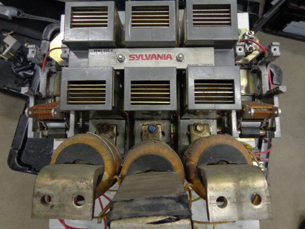 SYLVANIA CLARK BULLETIN 7707 TYPE TM, NEMA SIZE 6, QTY. 6 A60-106804-2 COILS-600V, 60CY, 6