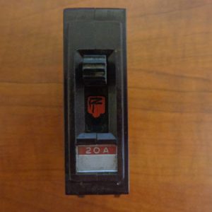 WADSWORTH ELECTRIC 20 AMP SINGLE POLE CIRCUIT BREAKER ECM3