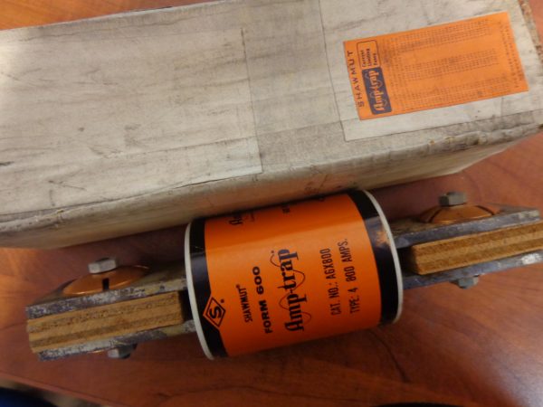 A6X800: GOULD SHAWMUT, AMP-TRAP FUSE, 800 AMPS, 600 VOLTS, TYPE 4, A6X800