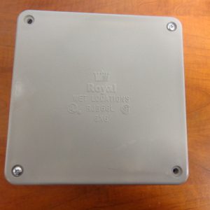 RJB664; ROYAL, PVC, JUNCTION BOX, 6X6X4, WET LOCATIONS