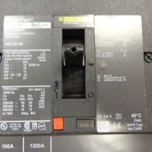 SQUARE D CIRCUIT BREAKER HDA36100