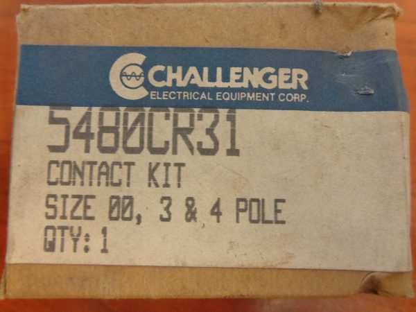 CHALLENGER CONTACT KIT, SIZE 00, 3&4 POLE, 5480CR31