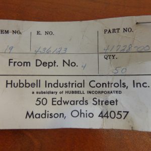 HC41728000: HUBBELL, SHUNT SCREW, SIZE 5 4220 LS