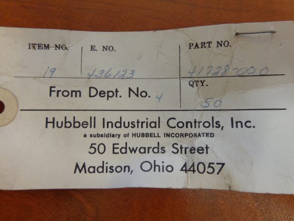 HC41728000: HUBBELL, SHUNT SCREW, SIZE 5 4220 LS