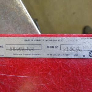 HUBBELL BULLETIN 5210 NEMA SIZE 5 DC DB CONTACTOR 58959-102