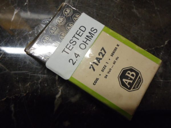 71A27 -OEM: Size: 1, 24 volt, 60 hz, OEM COIL, ALLEN BRADLEY