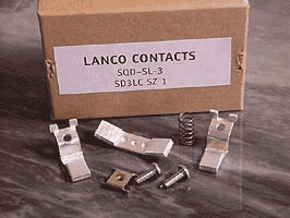 9998-SL3, REPLACEMENT FOR SQUARE D CONTACT KIT, 3 POLE, SIZE 1, MADE IN USA BY LANCO