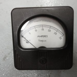 27: DC AMPERES METER, SIMPSON