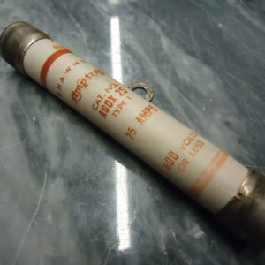 A60X25: FERRAZ SHAWMUT 25 AMP FUSE, MERSEN