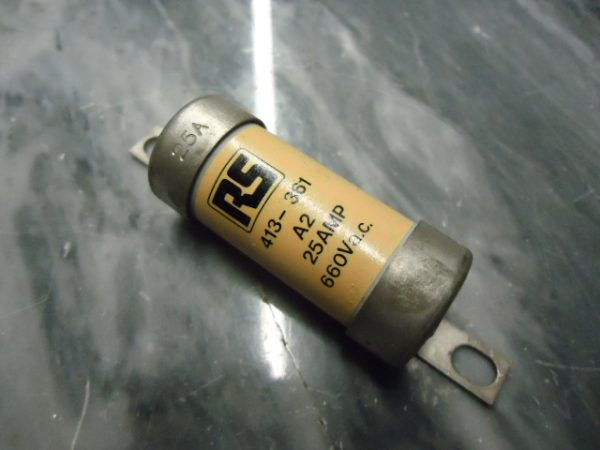 413-361: 25 AMP FUSE, RS COMPONENTS