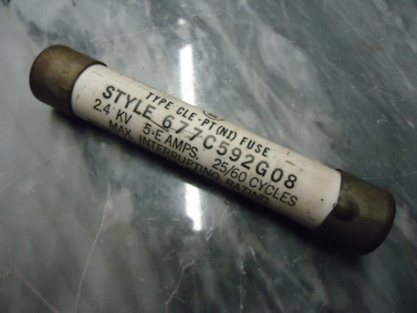 677C592G08: 5 AMP FUSE, WESTINGHOUSE