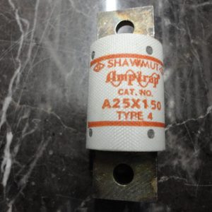 A25X150: SHAWMUT, AMPTRAP 150 AMP, 250V, FUSE, TYPE 4.