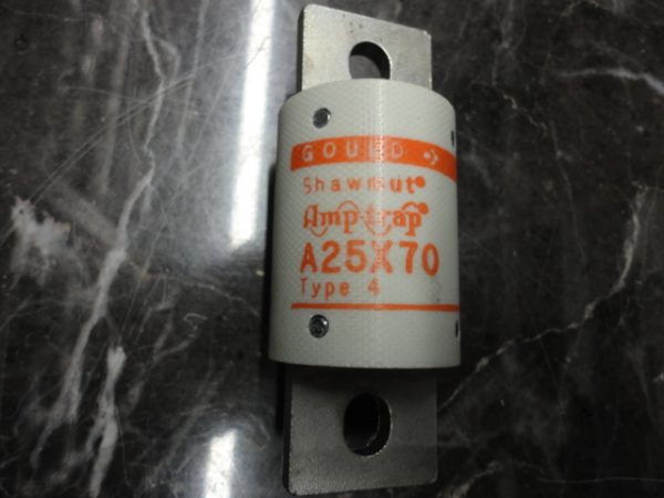A25X70: AMPTRAP FUSE, GOULD SHAWMUT
