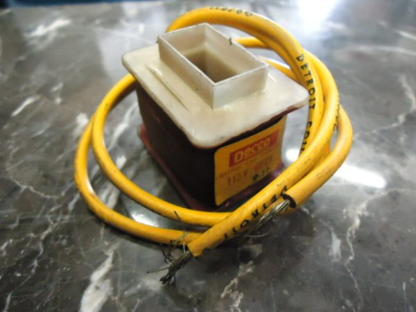 9-11: NEW COIL 115V 60HZ, DECCO
