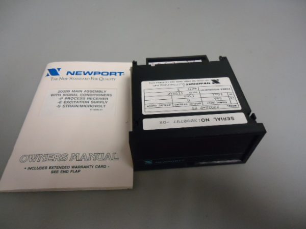 2002B-P-FS, NEWPORT PROCESS MONITOR, MAIN ASSEMBLY & PLUG IN PROCESS RECEIVER BOARD, 115VAC, 4-20MA