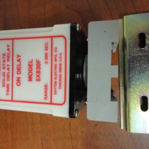 5X830F: DAYTON, SOLID STATE TIMER DELAY RELAY, ON DELAY 3-300 SEC.