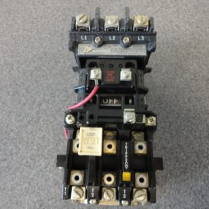 509-BOD: ALLEN-BRADLEY, RECONDITIONED FULL VOLTAGE  STARTER, NEMA SIZE 1, 27 AMP  600VAC MAX
