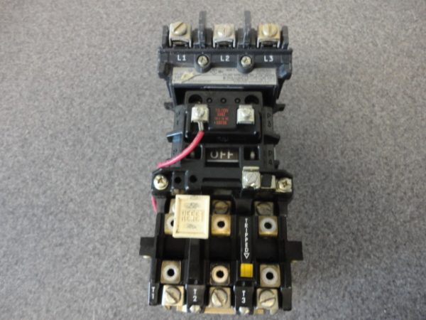 509-BOD: ALLEN-BRADLEY, RECONDITIONED FULL VOLTAGE  STARTER, NEMA SIZE 1, 27 AMP  600VAC MAX