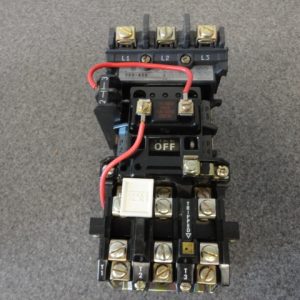 509-AOD-RECON ALLEN-BRADLEY, STARTER SIZE 0, 3 POLE, 18 AMP, CB236 120V 60HZ. COIL