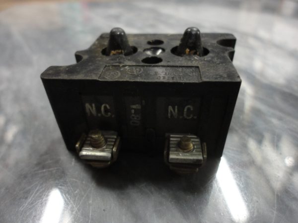 10250T3: EATON / CUTLER-HAMMER, CONTACT BLOCK 2NC CONTACTS RATING A600 & P600