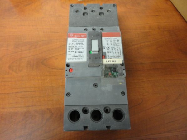 SFLA36AT0250: GENERAL ELECTRIC, SPECTRA RMS MOLDED CASE CIRCUIT BREAKER 250 AMPS, 600 VAC, 3 POLE, FAME ONLY - USES RATING PLUG TYPE SRPF250A