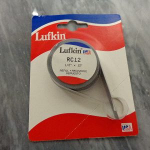 RC12: REPLACEMENT TAPE 1/2" X 12', LUFKIN