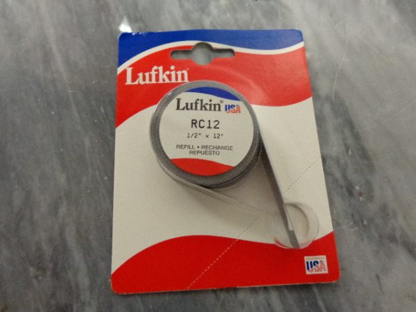 RC12: REPLACEMENT TAPE 1/2" X 12', LUFKIN