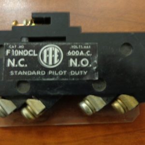 F10N0CL: AUXILIARY, TELEMECANIQUE 1-NO/11NC LEFT HAND