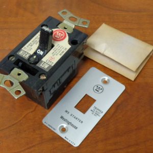 MST01, WESTINGHOUSE MANUAL MOTOR  STARTER, MST01