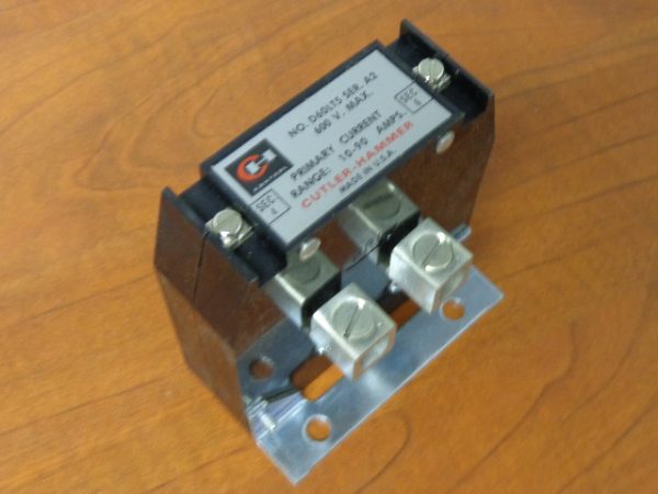 D60LT5: CURRENT TRANSFORMER, CUTLER HAMMER