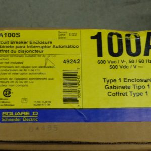 FA100S: CIRUIT BREAKER ENCLOSURE, SQUARE D