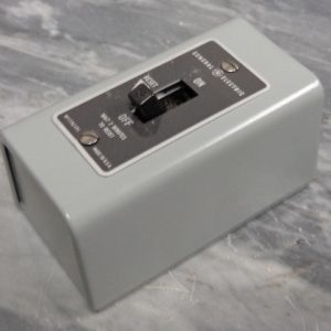 CR101Y1: GENERAL ELETRIC, MANUAL MOTOR STARTER SINGLE SPEED, TOGGLE OPERATED, 1 POLE, TYPE 1 ENCLOSURE, 1HP MAX 115/230V 25-60HZ