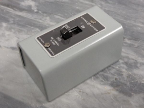 CR101Y1: GENERAL ELETRIC, MANUAL MOTOR STARTER SINGLE SPEED, TOGGLE OPERATED, 1 POLE, TYPE 1 ENCLOSURE, 1HP MAX 115/230V 25-60HZ