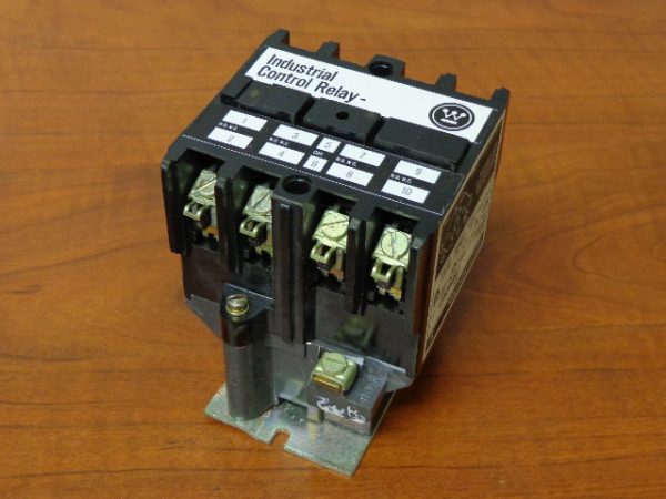 AR440A: WESTINGHOUSE, INDUSTRIAL CONTROL RELAY 10 AMPS 600V, STYLE 766A025G01, COIL 120/60 - 110/50