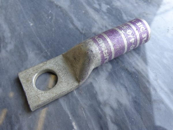 YA34-2LN:COPPER COMPRESSION LUG YA34-2LN,BRUNDY